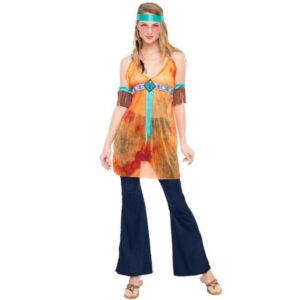 DISFRAZ DE HIPPIE WOODSTOCK MUJER