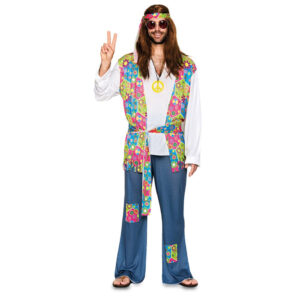 DISFRAZ DE HIPPIE PARA HOMBRE