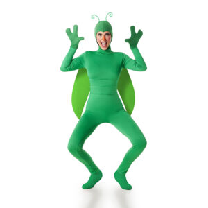 DISFRAZ DE INSECTO VERDE PARA MUJER