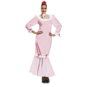 DISFRAZ DE MADRILEÑA BLANCO MUJER