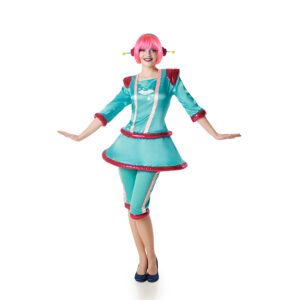 DISFRAZ DE MARCIANA VERDE DE MUJER