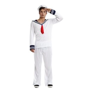 DISFRAZ DE MARINERO BLANCO HOMBRE