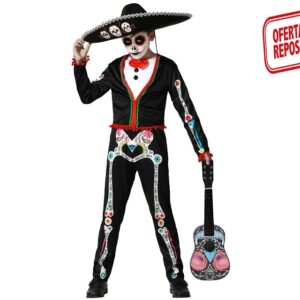 DISFRAZ DE ESQUELETO MEJICANI NIÑO