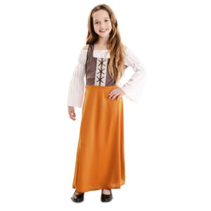 DISFRAZ DE MESONERA MEDIEVAL NIÑA