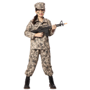 DISFRAZ DE MILITAR CAMUFLAJE UNISEX INFANTIL