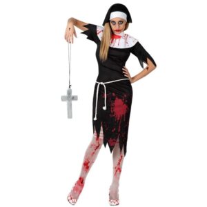 DISFRAZ DE MONJA SANGRIENTA MUJER