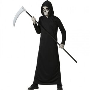 DISFRAZ DE MUERTE TENEBROSA INFANTIL