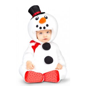 DISFRAZ DE MUÑECO DE NIEVE PARA BEBÉ