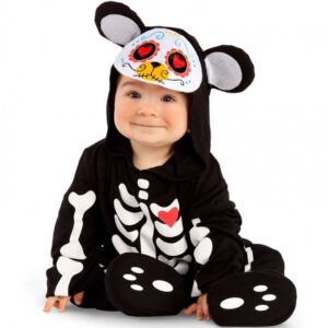 DISFRAZ DE OSO DIA DE LOS MUERTOS BEBÉ