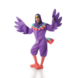 DISFRAZ DE PÁJARO GUACAMAYO ADULTO