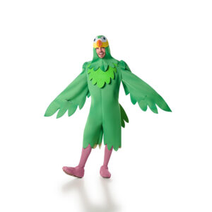 DISFRAZ DE PAPAGALLO VERDE ADULTO