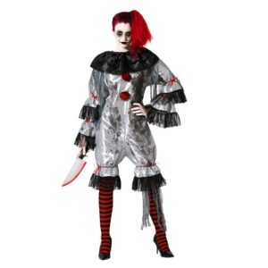 DISFRAZ DE PAYASA MACABRA PARA MUJER