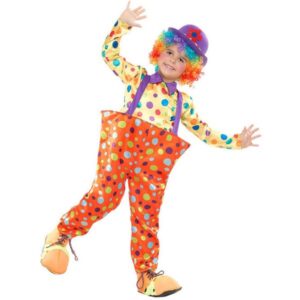 DISFRAZ DE PAYASO ARO NARANJA NIÑO