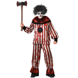 DISFRAZ DE PAYASO HALLOWEEN ROJO HOMBRE