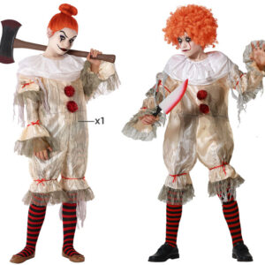 DISFRAZ DE PAYASO MACABRO UNISEX INFANTIL