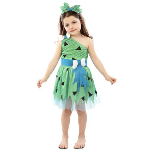 DISFRAZ DE PEBBLES PICAPIEDRA NIÑA