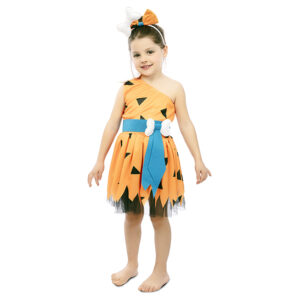 DISFRAZ DE WILMA PICAPIEDRA NIÑA