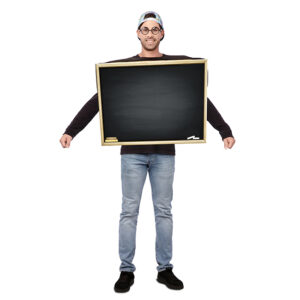 DISFRAZ DE PIZARRA PARA ADULTO