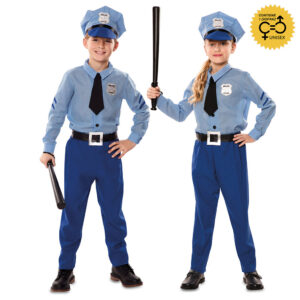 DISFRAZ DE POLICIA UNISEX INFANTIL