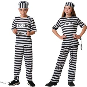 DISFRAZ DE PRESO UNISEX INFANTIL