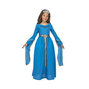 DISFRAZ DE PRINCESA AZUL PARA NIÑA