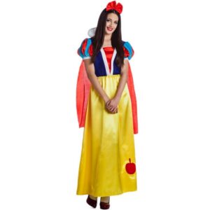 DISFRAZ DE BLANCANIEVES LARGO MUJER