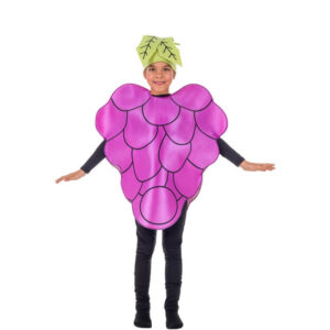 DISFRAZ DE RACIMO DE UVA INFANTIL