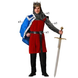 DISFRAZ DE REY MEDIEVAL PARA HOMBRE