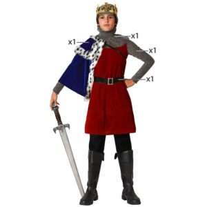 DISFRAZ DE REY MEDIEVAL NIÑO