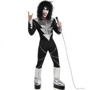 DISFRAZ DE ROCKERO KISS HOMBRE