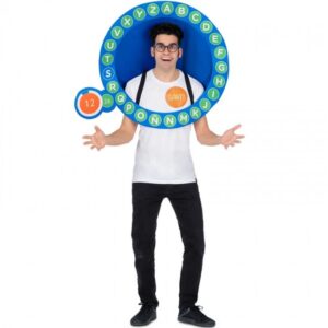 DISFRAZ DE ROSCO “PASAPALABRA” ADULTO