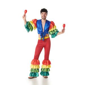 DISFRAZ DE RUMBERO MULTICOLOR HOMBRE