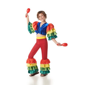 DISFRAZ DE RUMBERO MULTICOLOR NIÑO