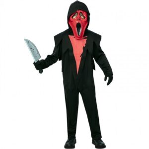 DISFRAZ DE SCREAM ROJO PARA NIÑO