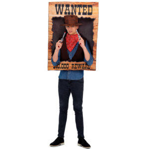 DISFRAZ DE ” SE BUSCA ” ADULTO