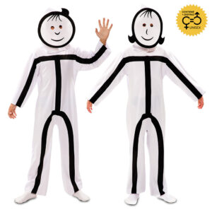 DISFRAZ DE STICKMAN UNISEX INFANTIL
