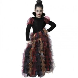 DISFRAZ DE VAMPIRESA CON ARAPOS NIÑA