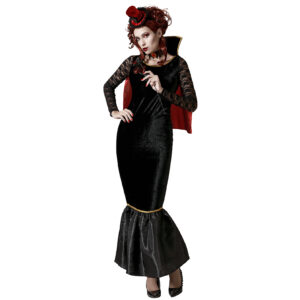 DISFRAZ DE VAMPIRESA NEGRO MUJER