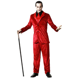 DISFRAZ DE VAMPIRO ROJO HOMBRE