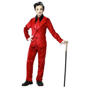 DISFRAZ DE VAMPIRO ROJO NIÑO