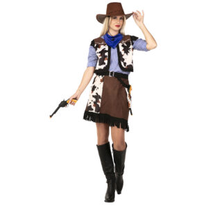 DISFRAZ DE VAQUERA PARA MUJER