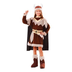 DISFRAZ DE VIKINGA PARA NIÑA