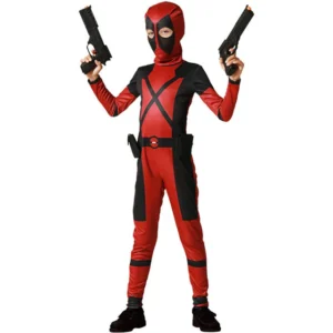 DISFRAZ HÉROE CÓMIC ROJO NIÑO