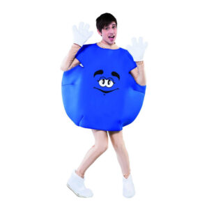 DISFRAZ DE DULCE AZUL M&M ADULTO