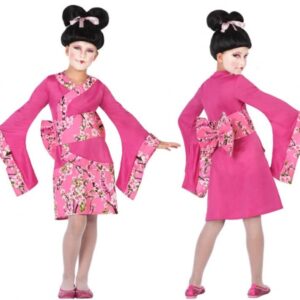 DISFRAZ DE GEISHA ROSA NIÑA