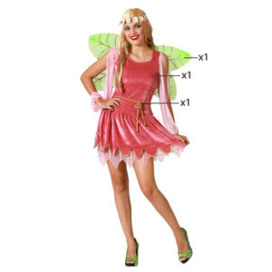 DISFRAZ DE HADA ROSA MUJER