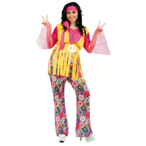 DISFRAZ DE HIPPIE PARA MUJER