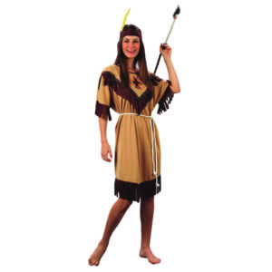 DISFRAZ DE INDIA MARRÓN MUJER