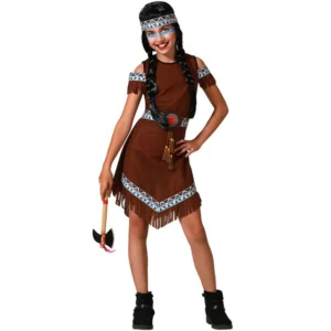 DISFRAZ INDIA MARRÓN NIÑA