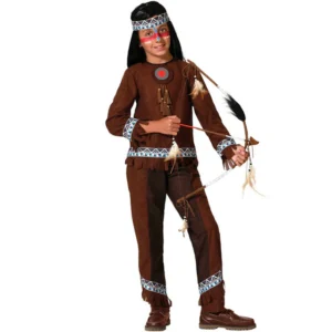 DISFRAZ INDIO MARRÓN NIÑO
